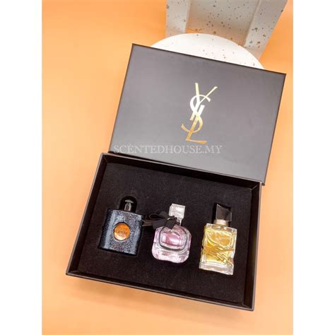 ysl gold bottle cologne|ysl mini fragrance gift set.